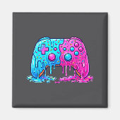 Drip Gamer Controller Boys Video Game Retro Gaming Magnet (Vorne)