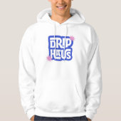 Drip Haus – Retro-Spiel-Logo Hoodie (Vorderseite)