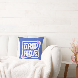 Drip Haus – Retro spielerisches Logo Kissen