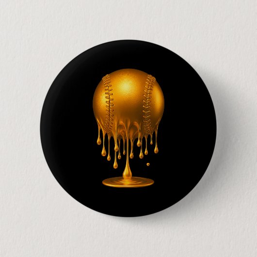 Dripng Gold Baseball respektieren den Tropfen Base Button (Vorderseite)