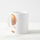 Dripng Gold Basketball Ball Hoop Net Slam Dunk Mvp Kaffeetasse (Vorderseite Links)