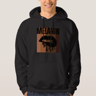 Drippin In Melanin Lips Hoodie