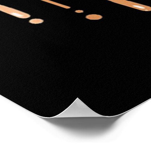 Drippin Melanin Poster (Ecke)