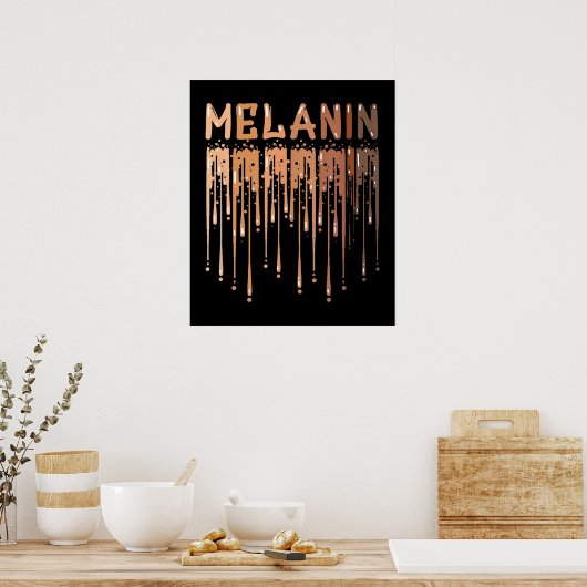 Drippin Melanin Poster (Küche)