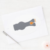 Drippin Ovaler Aufkleber (Umschlag)