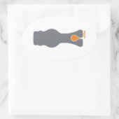 Drippin Ovaler Aufkleber (Tasche)