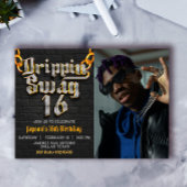 Drippin Swag 16 mit Foto Landschaft Einladung