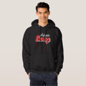 Drippin SwagHoodie (Schwarzes/Rot) Hoodie (Vorne ganz)