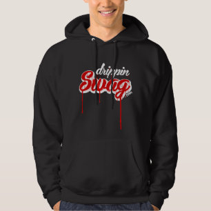Drippin SwagHoodie (Schwarzes/Rot) Hoodie