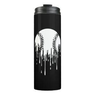 Dripping Baseball Design for Bold Sports Fans Thermosbecher