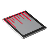 Dripping Blood Notepad (Schwarz & Rot) Notizblock (angewinkelt)