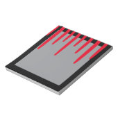 Dripping Blood Notepad (Schwarz & Rot) Notizblock (Rotiert)