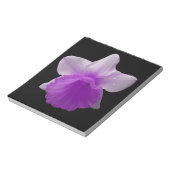 Dripping Daffodic Lila Notepad Notizblock (Rotiert)