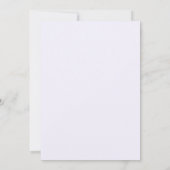 Dripping Foliage Dreamy Lavender Wedding Einladung (Rückseite)