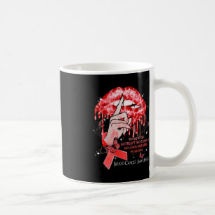 Dripping Lips Butterflies Women Blood Cancer Aware Kaffeetasse