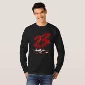 Dripping Number Red Flint 13s Matching T-Shirt (Vorne ganz)