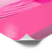 Dripping Pink Letter I - Customizable Name Poster (Ecke)