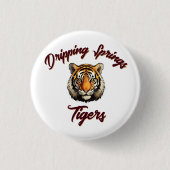 Dripping Springs Tigers School Spirit Pin Button (Vorderseite)