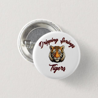 Dripping Springs Tigers Schulgeist-Anstecknadel Button