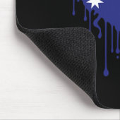 Drippings Heart Australia Flag Design für Stolz Mousepad (Ecke)