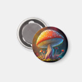 Drippy Amanita Muscaria Magnet (Vorderseite/Rückseite)