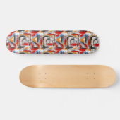 Dritte Abstrakte Augenkunst Skateboard (Horizontal)