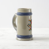 DRITTE AGER Beer Stein Bierglas (Vorderseite Links)