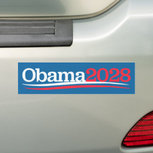 Dritte Amtszeit Obama 2028 Autoaufkleber