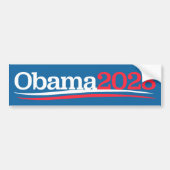 Dritte Amtszeit Obama 2028 Autoaufkleber (Vorne)