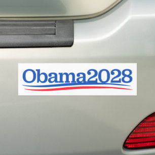 Dritte Amtszeit Obama 2028 Autoaufkleber