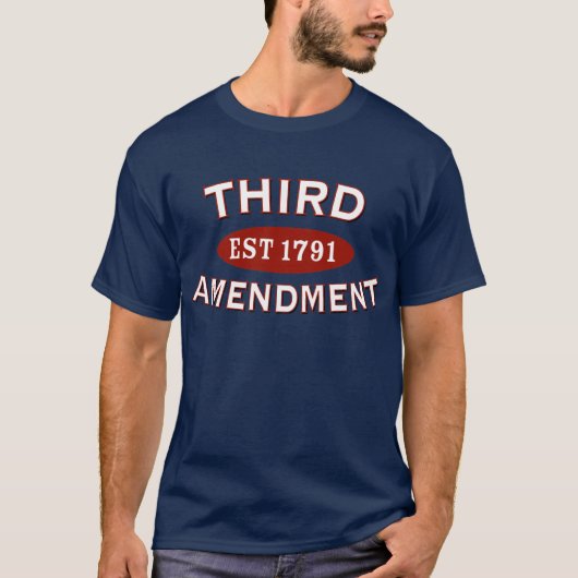 Dritte Änderung Est 1791 T-Shirt (Vorderseite)