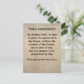 Dritte Änderung Postkarten (Stehend Vorderseite)