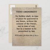 Dritte Änderung Postkarten (Vorne/Hinten)