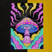 Dritte Augen Psychedelic Mushroom Poster