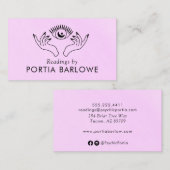 Dritte Augen und Hände Spirituelle Mystische Visit Visitenkarte (Vorne/Hinten)