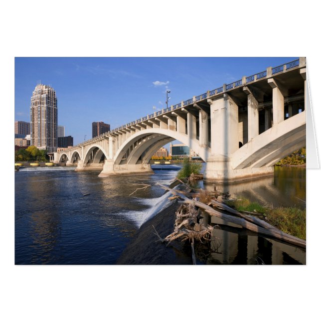 Dritte Avenue Bridge in Minneapolis (Vorderseite (Horizontal))