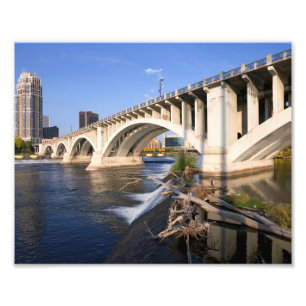 Dritte Avenue Bridge in Minneapolis Fotodruck