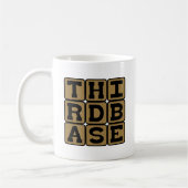 Dritte Basis, Baseball-Position Kaffeetasse (Links)