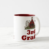 Dritte Grad-Schullehrer-Tasse Zweifarbige Tasse (VorderseiteRechts)