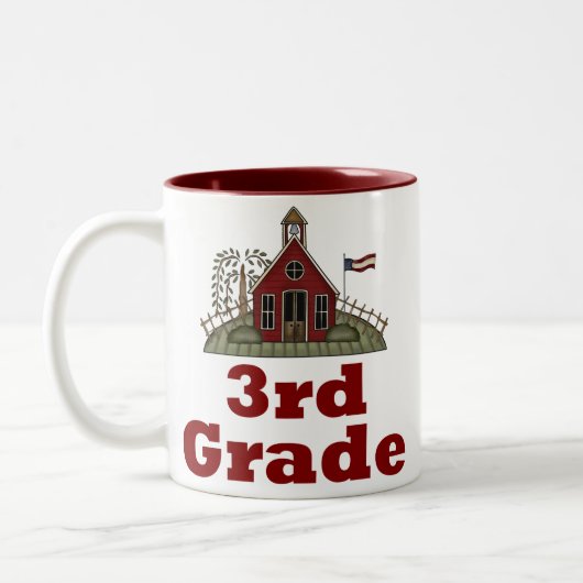 Dritte Grad-Schullehrer-Tasse Zweifarbige Tasse (Links)