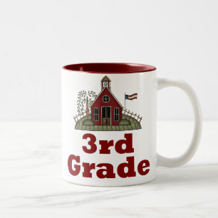 Dritte Grad-Schullehrer-Tasse Zweifarbige Tasse