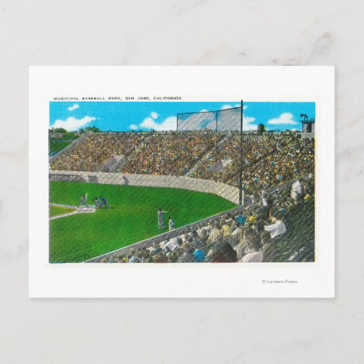 Dritte Grundrissansicht des städtischen Baseballs Postkarte (Vorderseite)