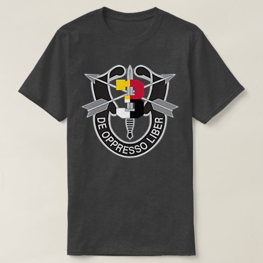 Dritte Gruppe der Spezialeinheiten (3. SFG)  T-Shirt (Design vorne)