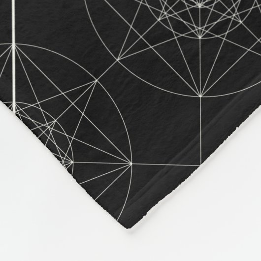 Dritte heilige dimensionalgeometrie fleecedecke (Ecke)