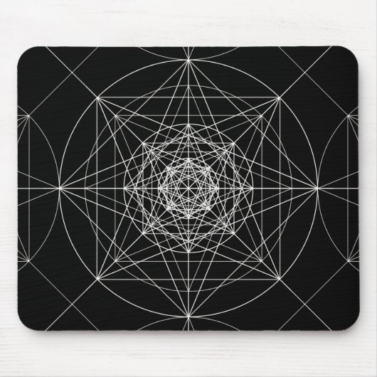 Dritte heilige dimensionalgeometrie mousepad (Vorne)