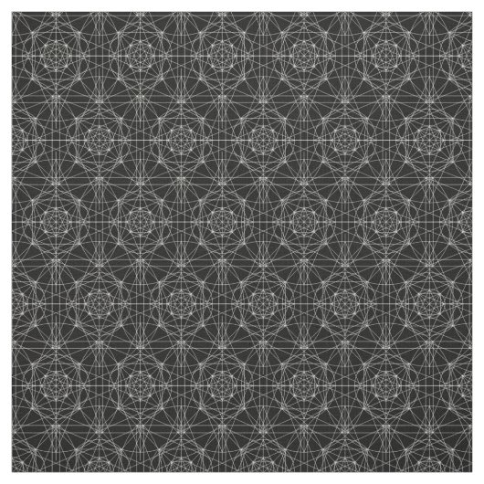 Dritte heilige dimensionalgeometrie stoff (Muster)