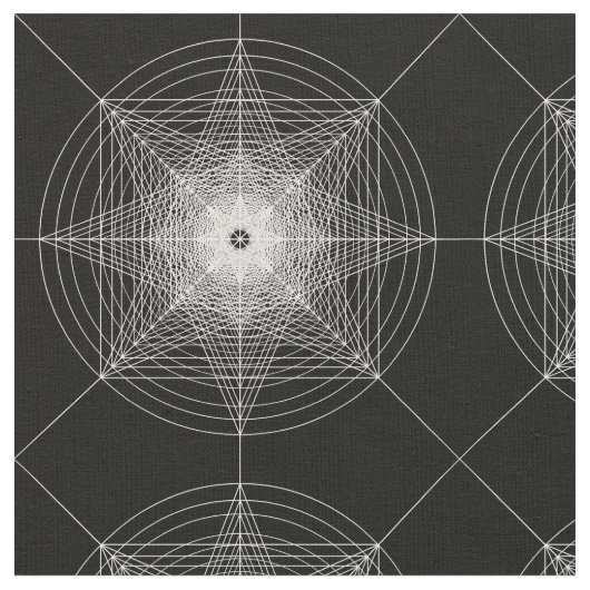 Dritte heilige dimensionalgeometrie stoff (Nahaufnahme)