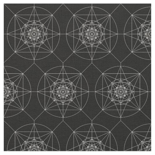 Dritte heilige dimensionalgeometrie stoff (Nahaufnahme)
