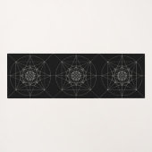 Dritte heilige dimensionalgeometrie yogamatte (Rückseite (Horizontal))