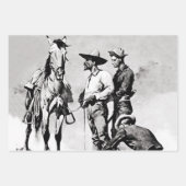 Dritte Kavallerietrooper von Frederic Remington Geschenkpapier Set (Vorderseite)